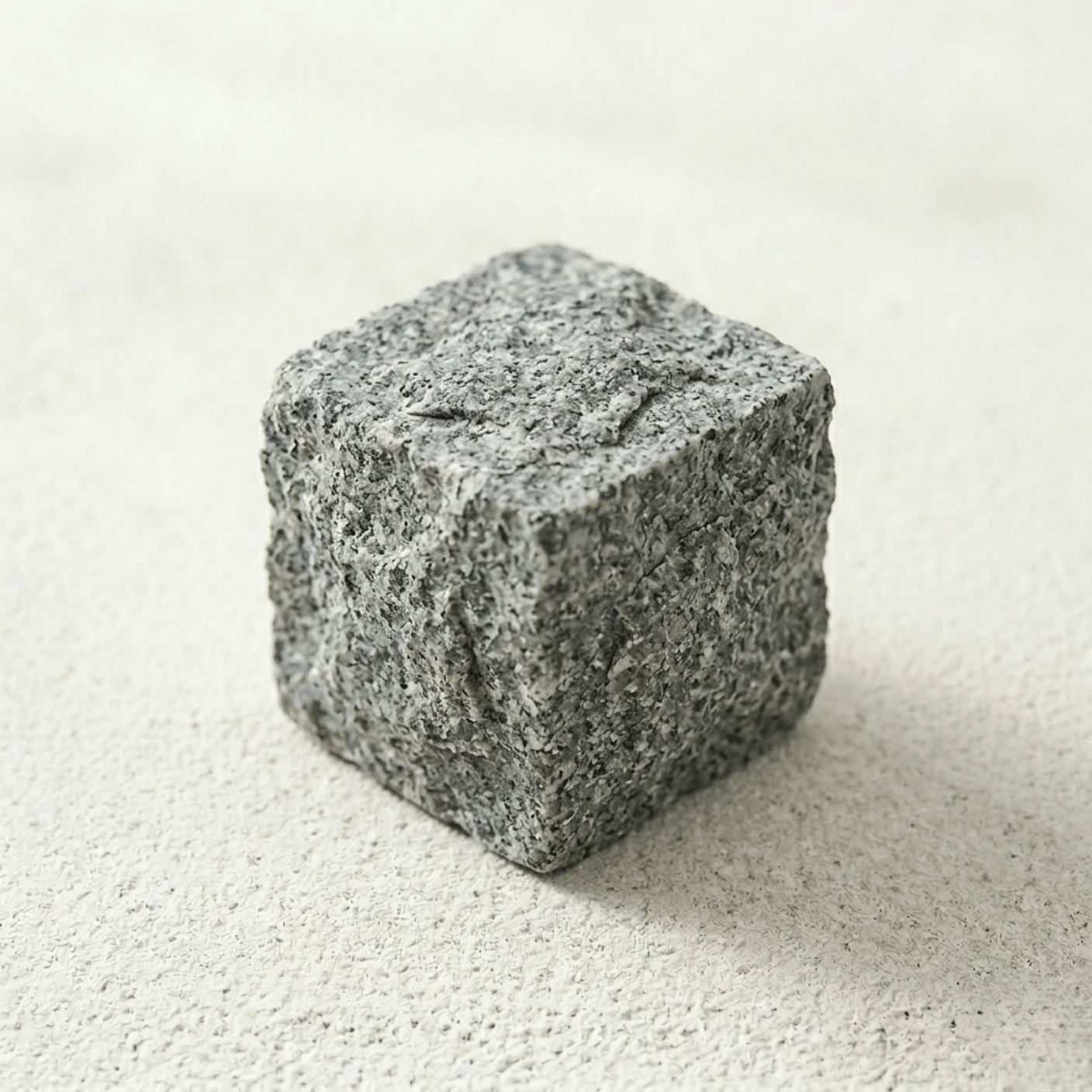 Granite setts — Grey Silver edging sample